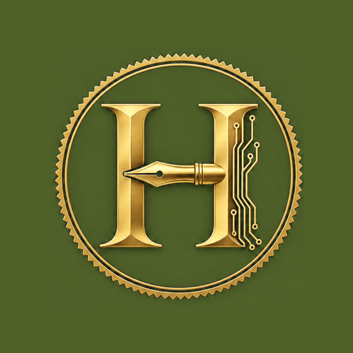 Henderson's Notary Inc. gold H seal logo